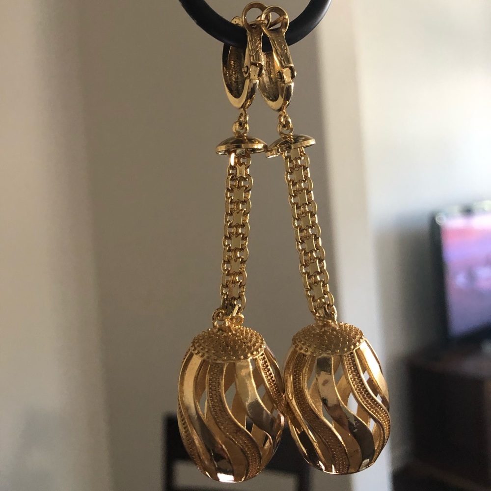 Gold plated earrings!